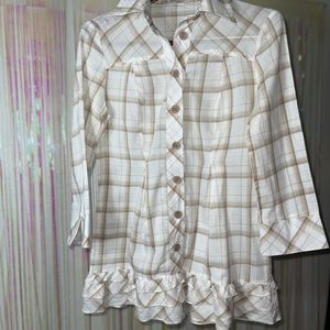 Le Lis Blanc plaid dress